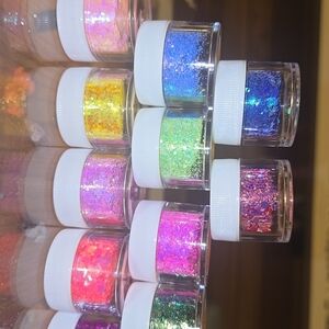 Colorful Glitter Party Supplies Set